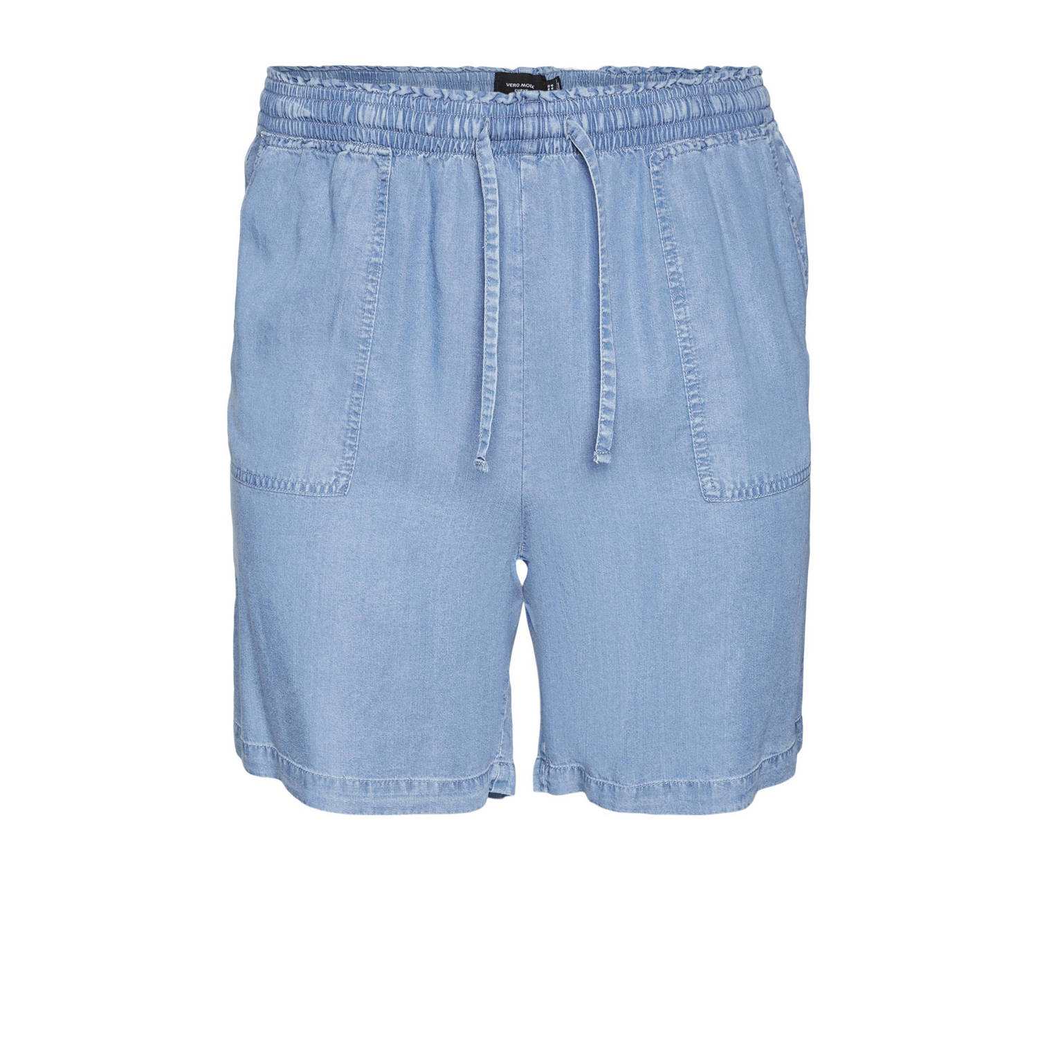 VERO MODA CURVE loose fit short VMCBREE light blue denim