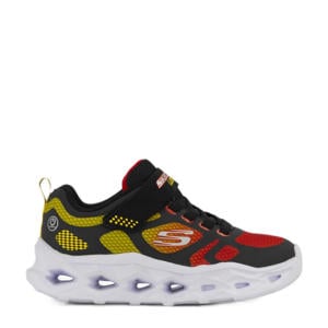 sneakers met lichtjes zwart/rood
