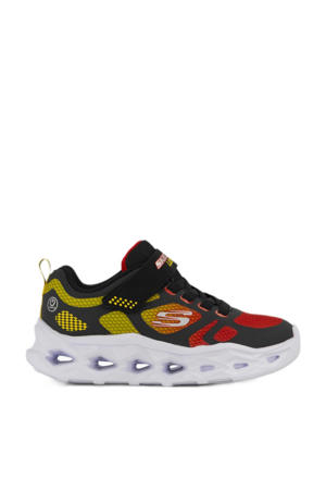 sneakers met lichtjes zwart/rood