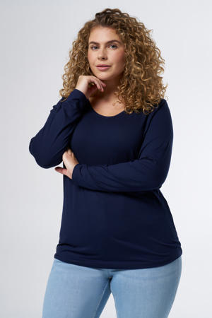 longsleeve donkerblauw