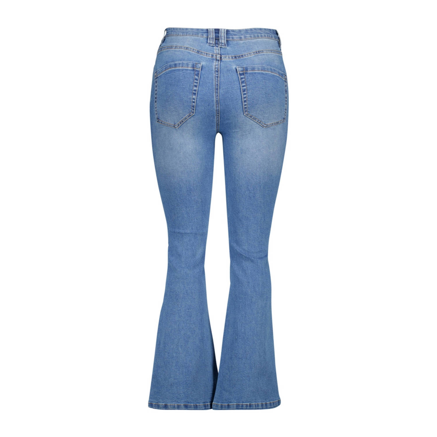 MS Mode flared jeans light blue denim