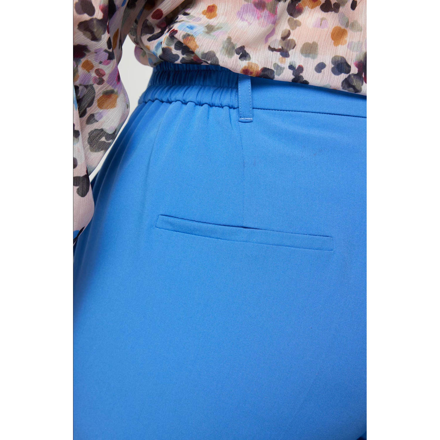 MS Mode flared pantalon blauw