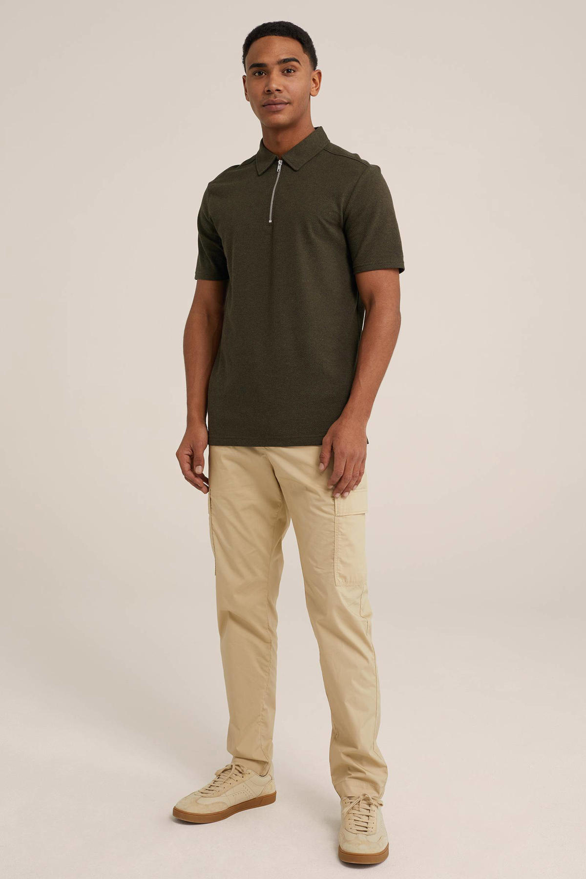 Heren Lacoste Regular Fit Movement Piqué Poloshirt in Groen Heren Lacoste Regular Fit Movement Piqué Poloshirt in Groen