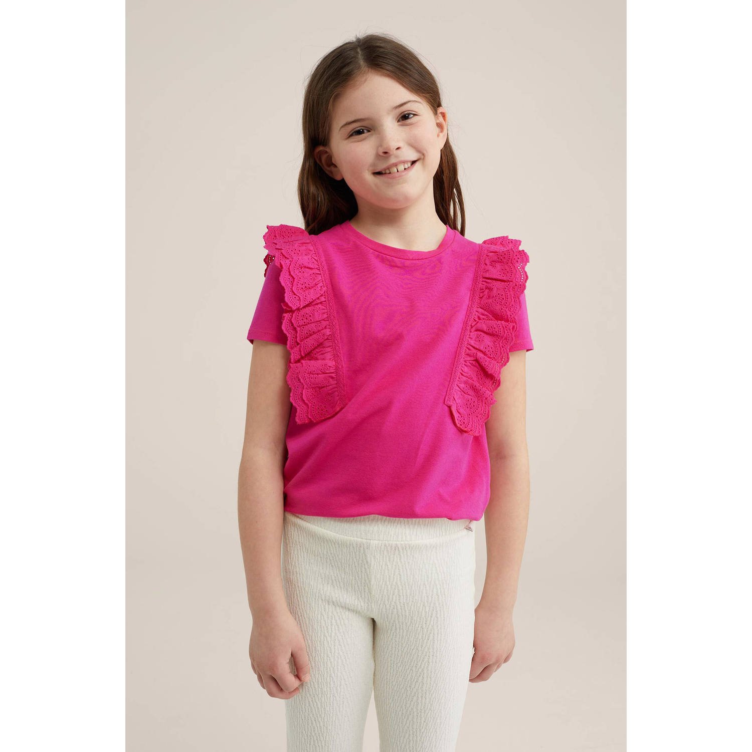 WE Fashion top roze