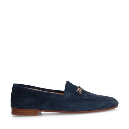 Manfield suède loafers blauw afbeelding