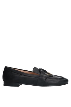 leren loafers zwart