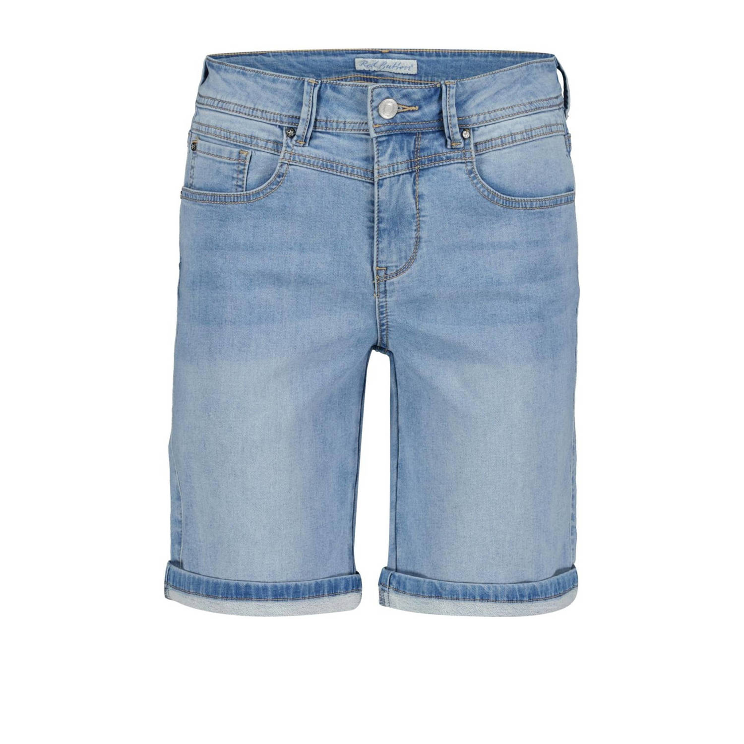 Red Button straight fit short light blue denim