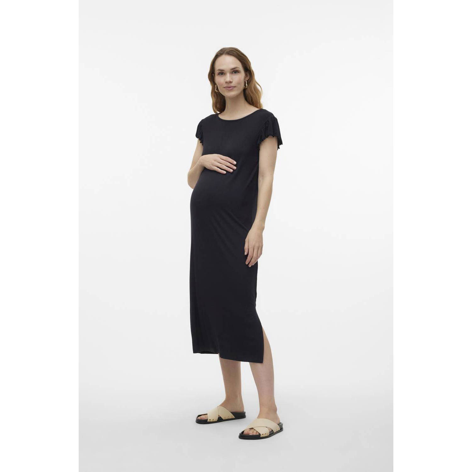 MAMALICIOUS zwangerschapsjurk MLMOLLY zwart