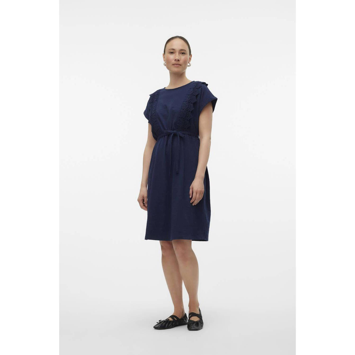 MAMALICIOUS zwangerschaps- en voedingsjurk MLALISA donkerblauw
