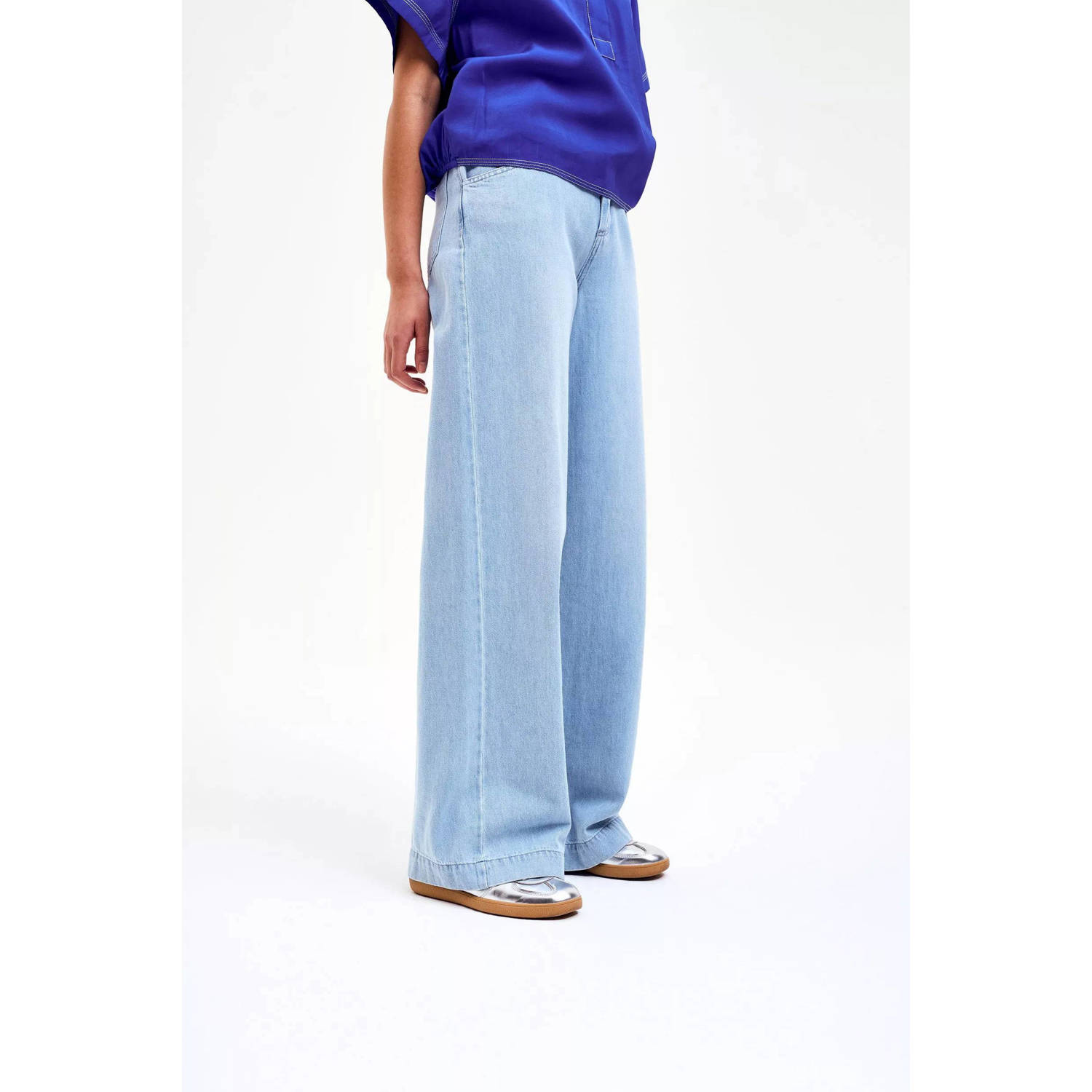 CKS high waist wide leg jeans JAKE light blue denim