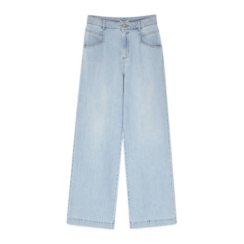 CKS high waist wide leg jeans JAKE light blue denim afbeelding