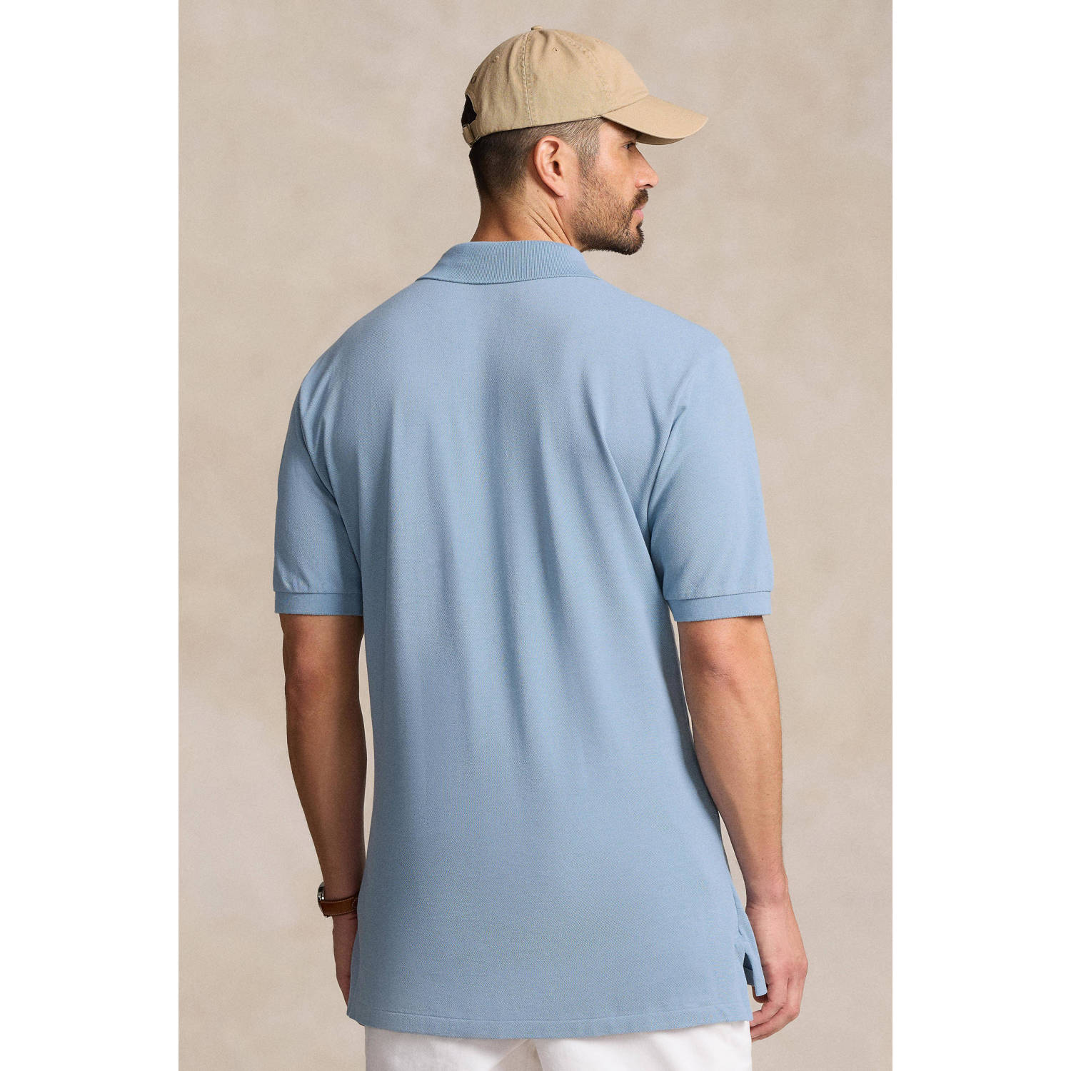 POLO Ralph Lauren Big & Tall polo met logo lichtblauw