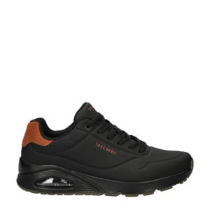 Uno sneakers zwart/camel