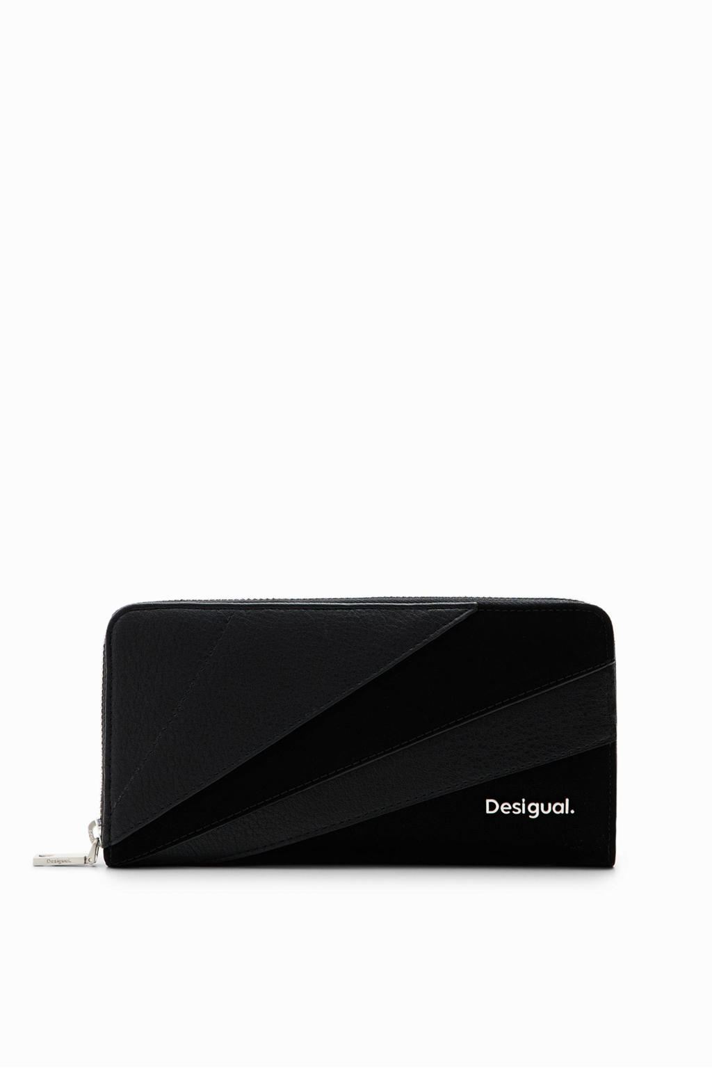 Desigual Dames Accessoires PU Long Bi-Fold Portemonnee Zwart, zwart, 16 Desigual Dames Accessoires PU Long Bi-Fold Portemonnee Zwart, zwart, 16