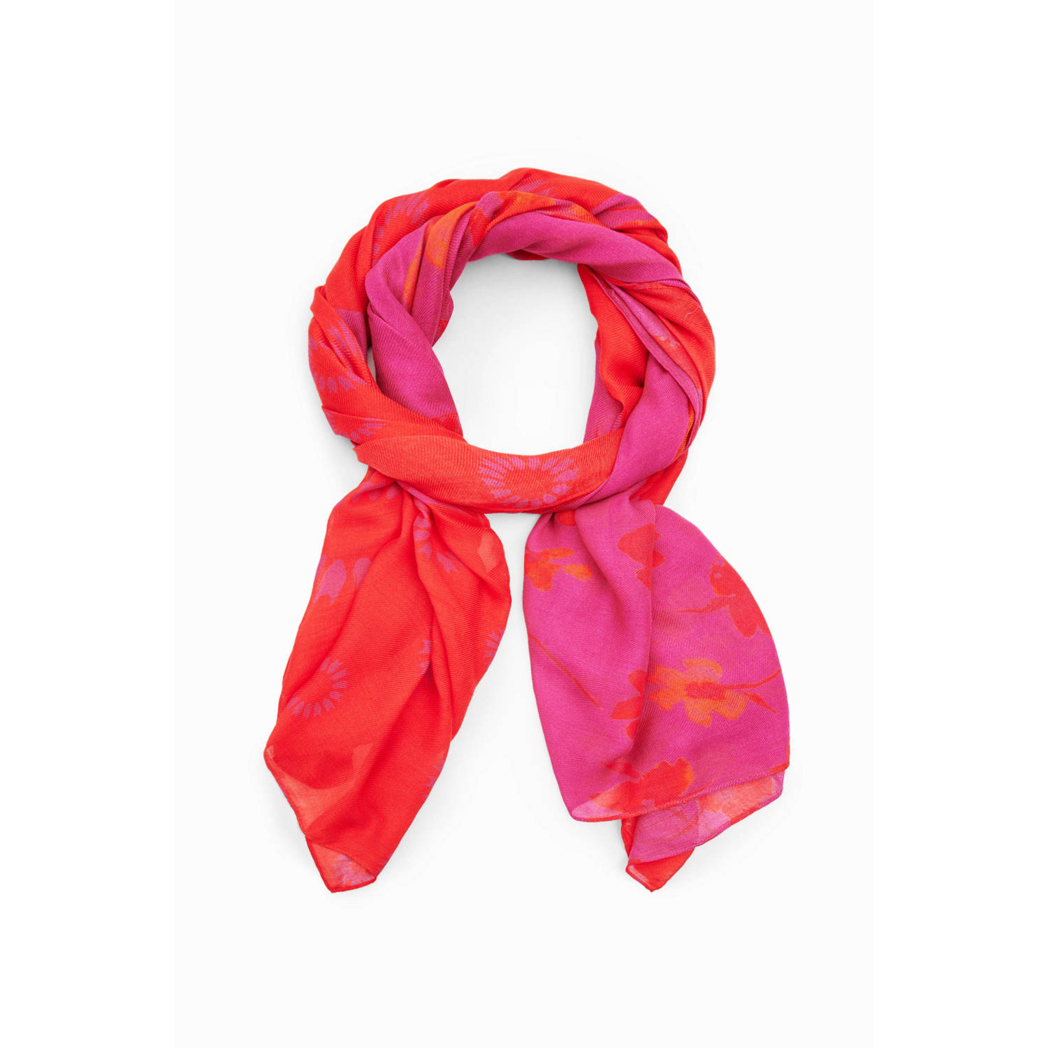 Desigual Winter Scarves Red Dames