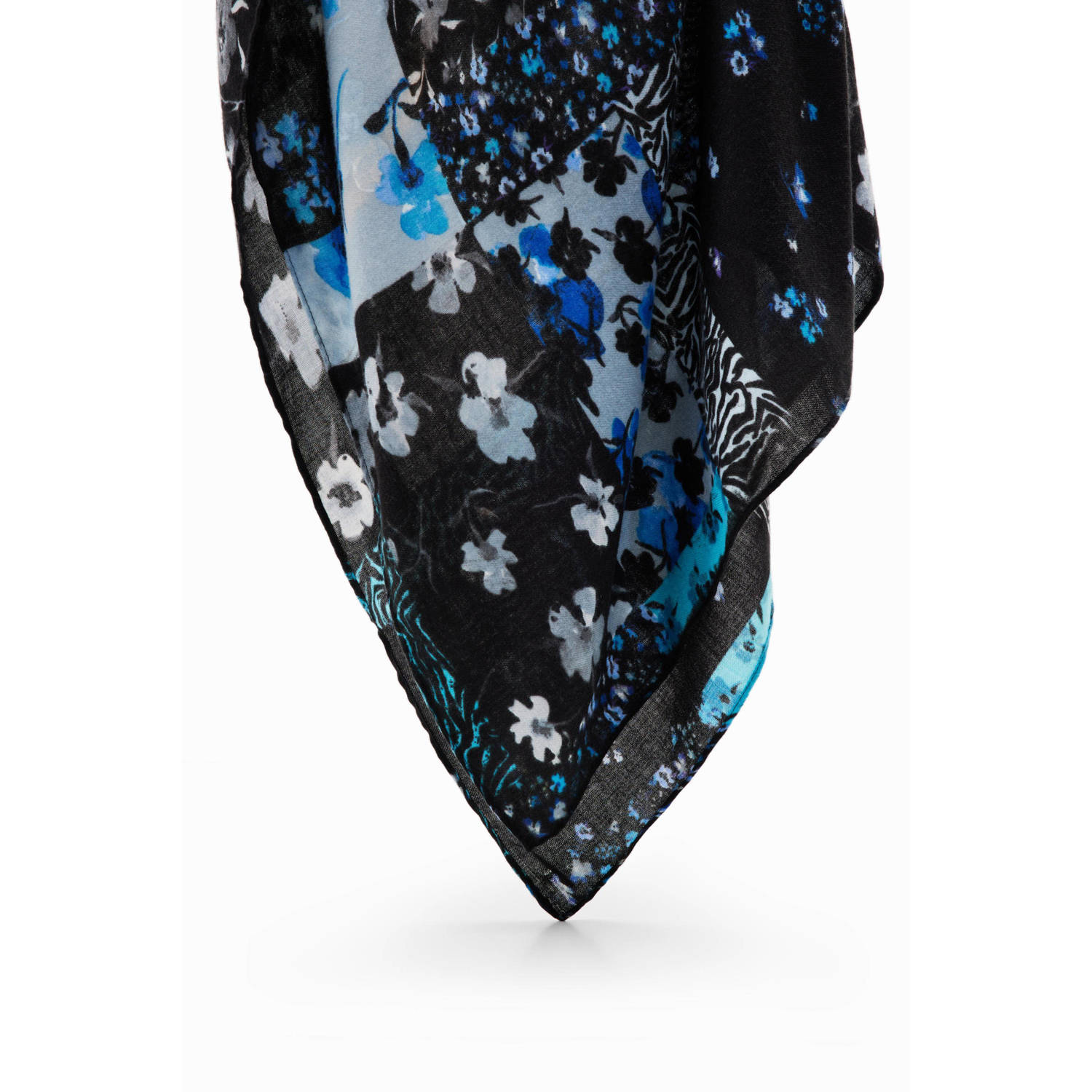 Desigual sjaal met bloemenprint multi