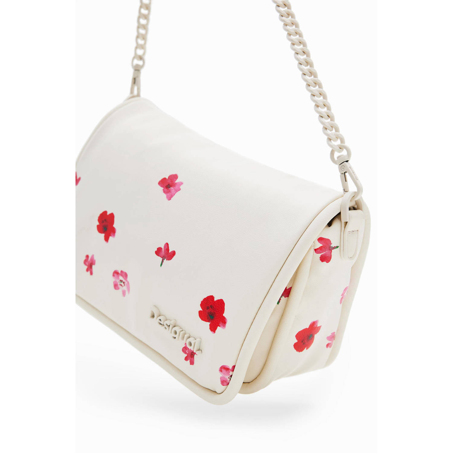 Desigual crossbody tas met bloemenprint wit