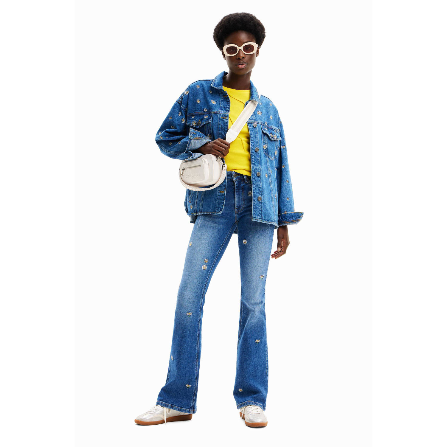 Desigual spijkerjasje denim medium wash