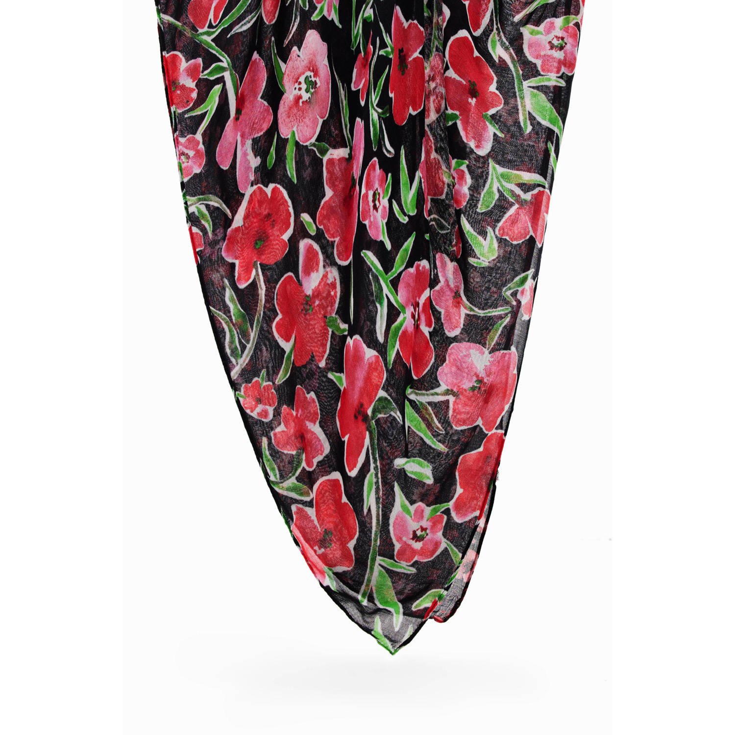 Desigual sjaal met bloemenprint multi
