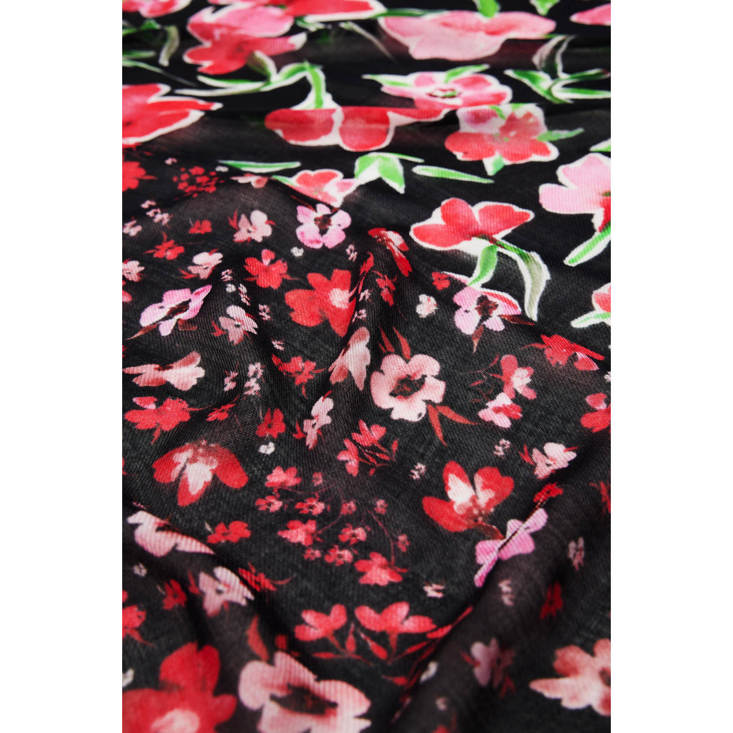 Desigual sjaal met bloemenprint multi