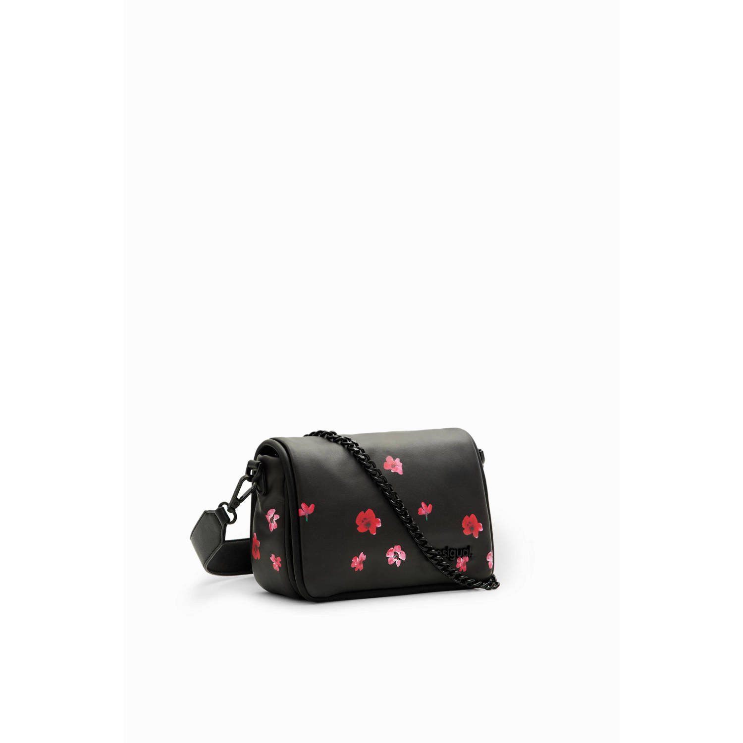 Desigual crossbody tas met bloemenprint zwart