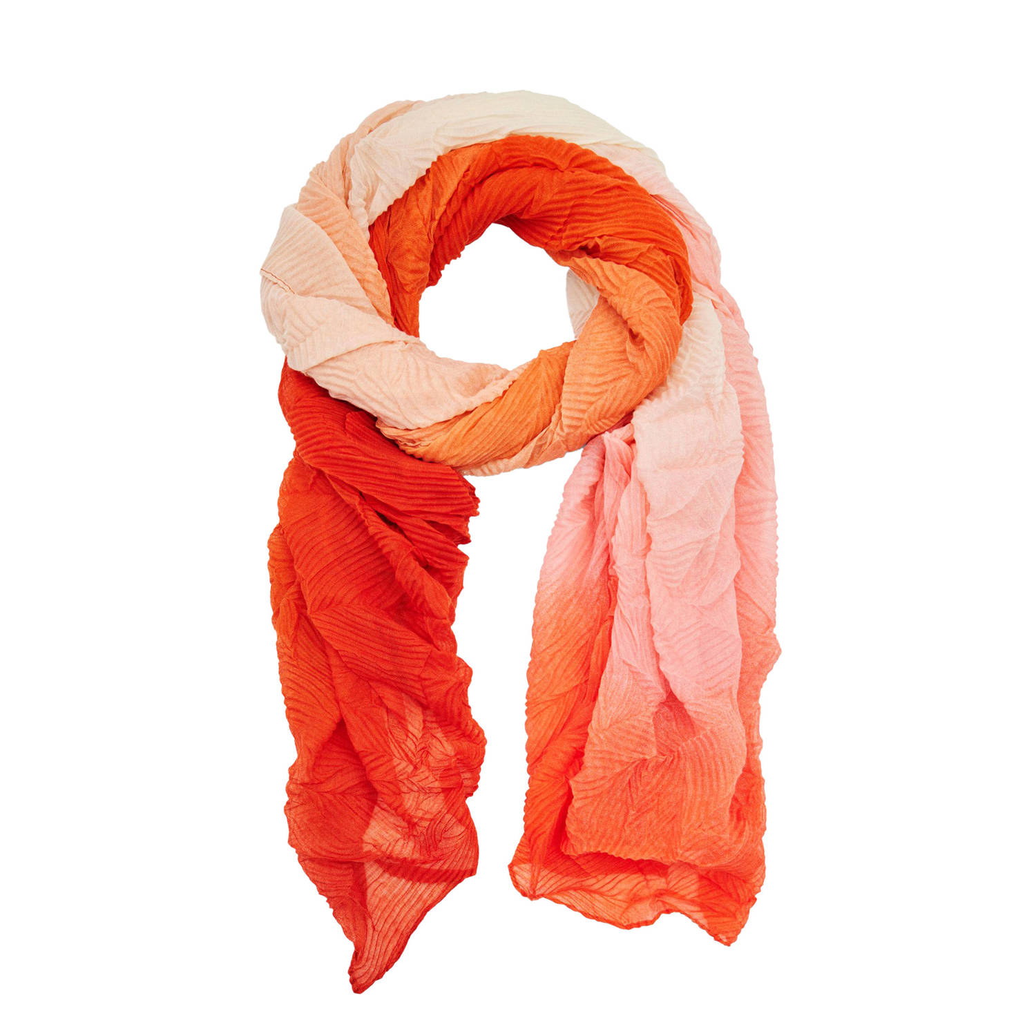 Desigual Damesjaal Stijlvol Synthetisch Ontwerp Orange Dames