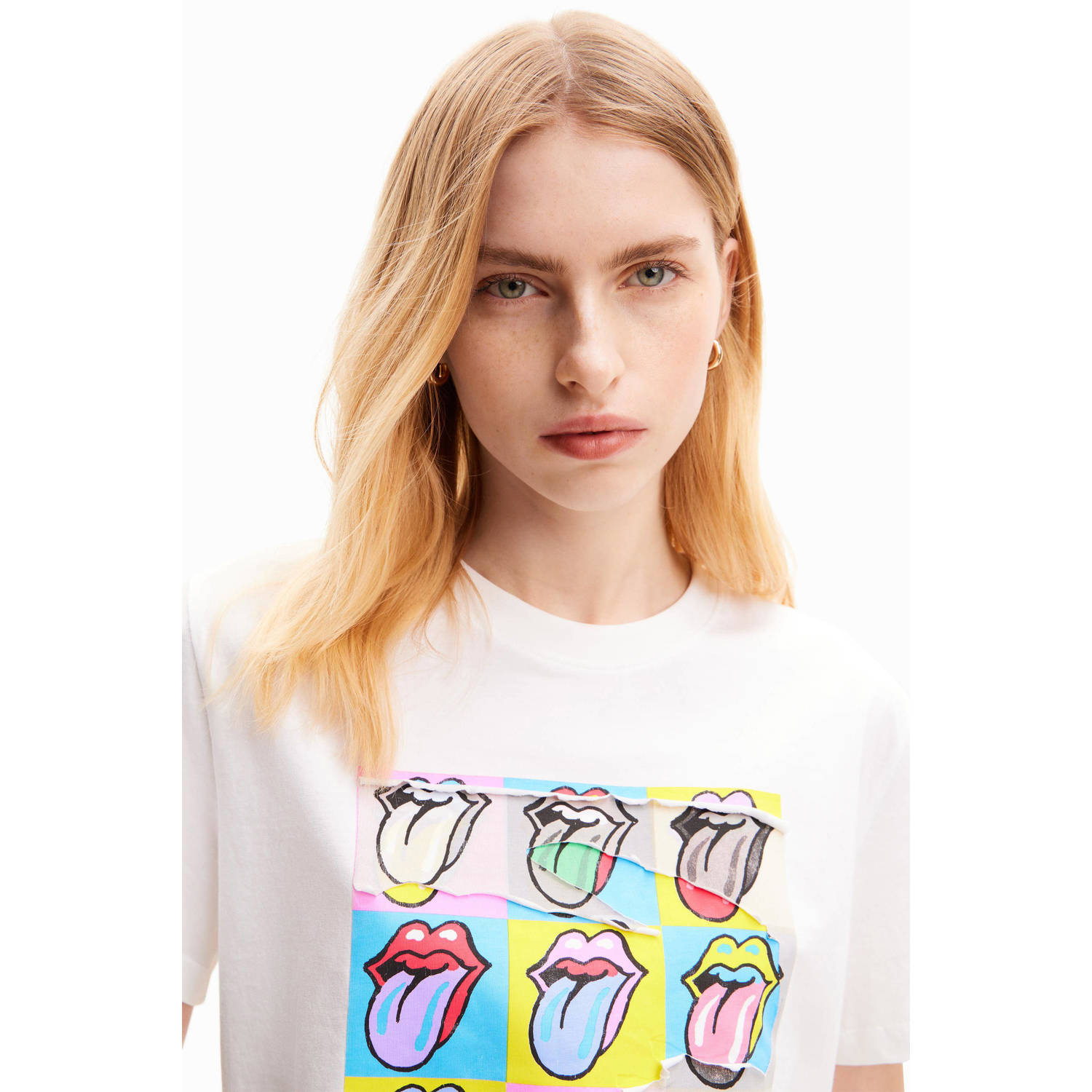 Desigual T-shirt Korte Mouw TS_ROLLINGS