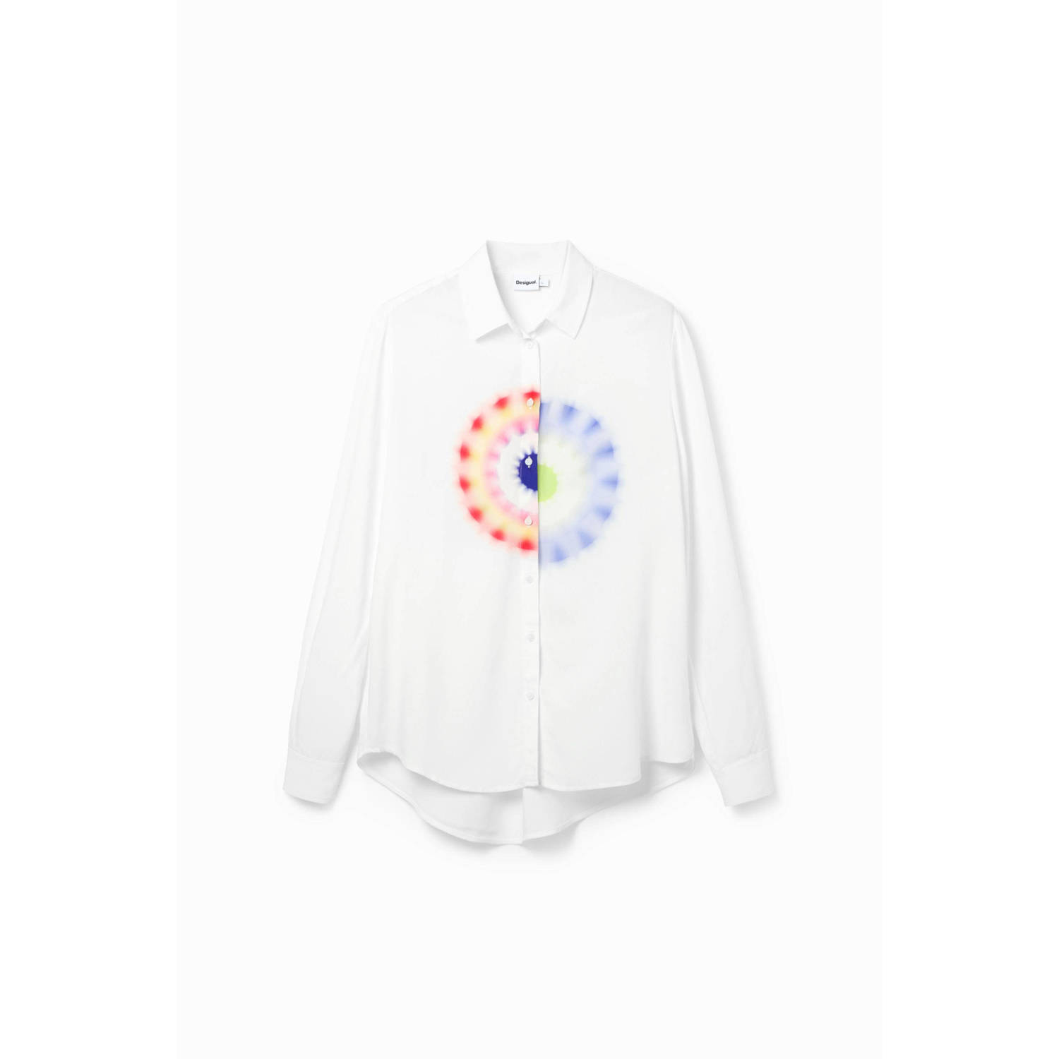 Desigual blouse met printopdruk wit