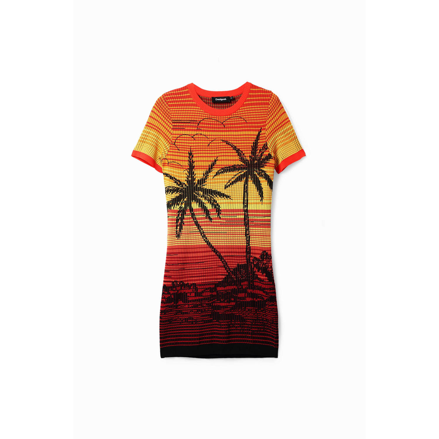 Desigual Midi Jurk Lente Zomer Collectie Multicolor Dames