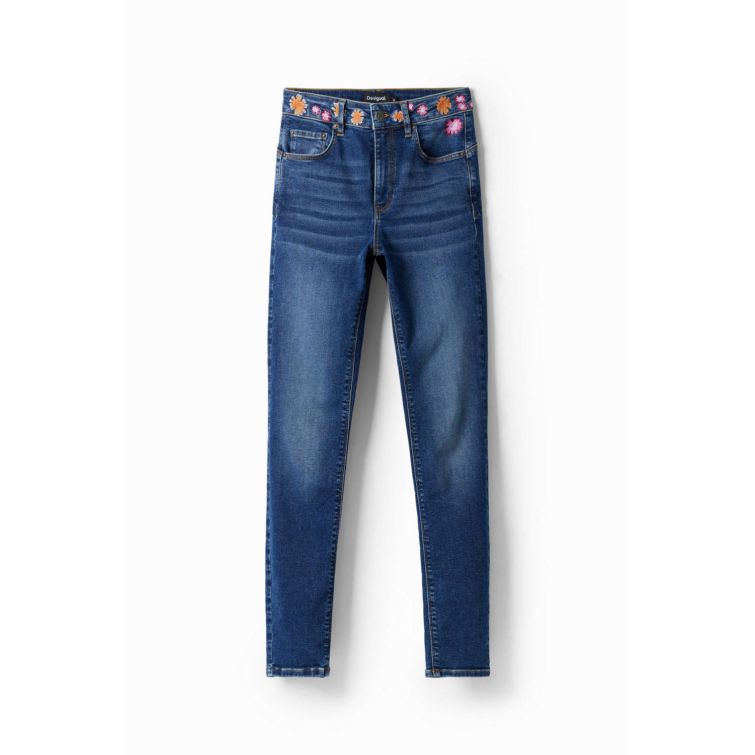 Desigual skinny jeans dark blue denim