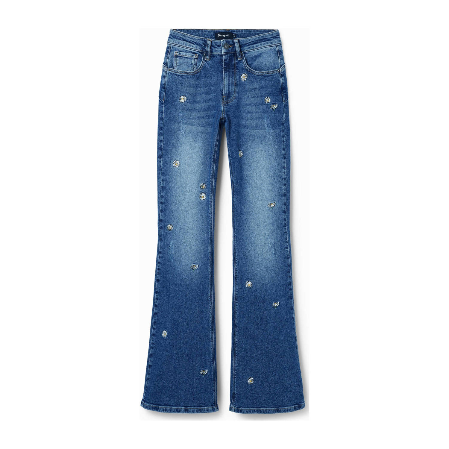 Desigual flared jeans medium blue denim