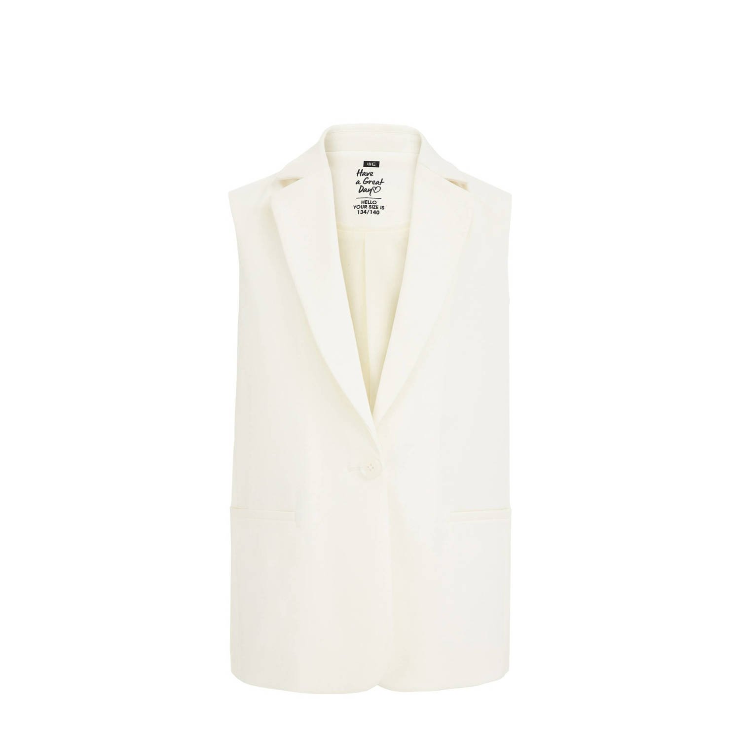 WE Fashion gilet offwhite