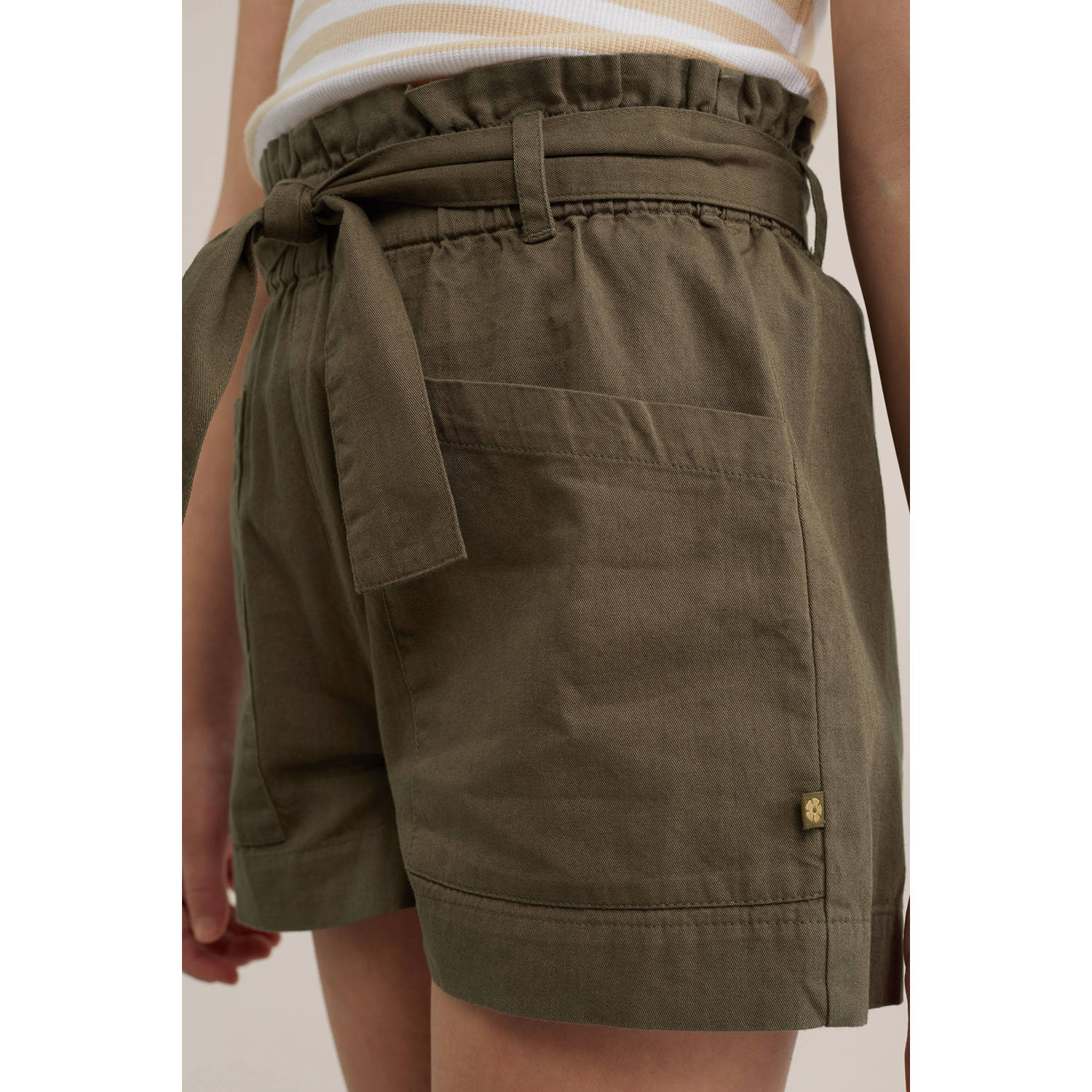 WE Fashion casual short leger groen