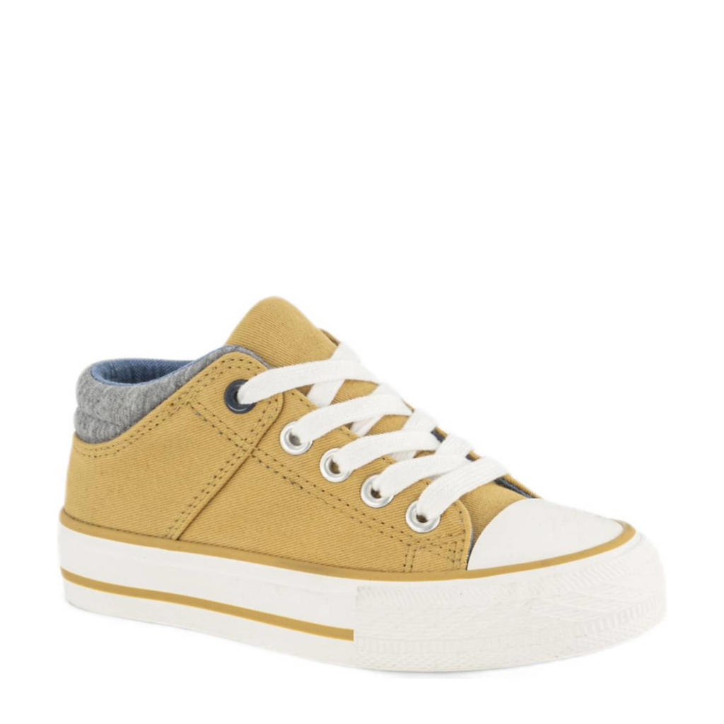 VT 25S  Casual Sneakers  White Yellow Cowhide 563089