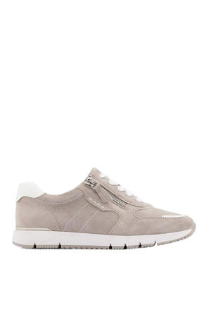   suède sneakers grijs