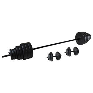 vinyl halterset - dumbbellset - 50kg