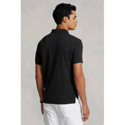 POLO Ralph Lauren custom slim fit polo black marl heather afbeelding