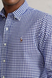 thumbnail: POLO Ralph Lauren geruit slim fit overhemd royal/white