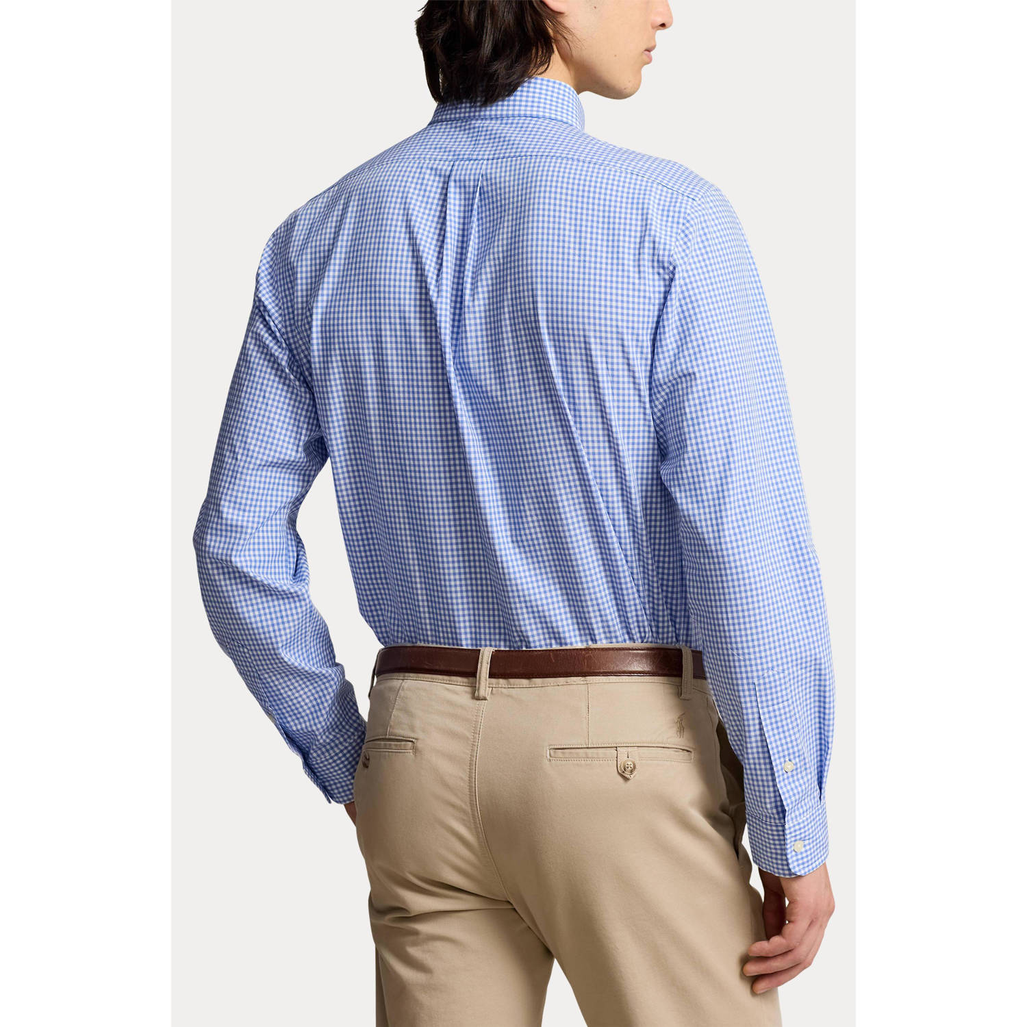 POLO Ralph Lauren geruit slim fit overhemd blue white check