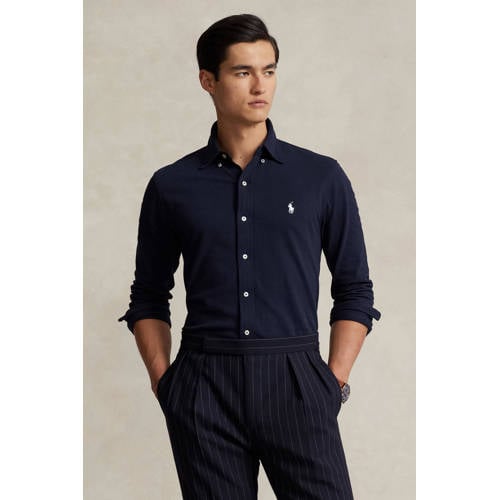 POLO Ralph Lauren regular fit overhemd met logo aviator navy afbeelding