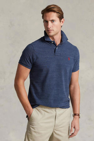 slim fit polo classic royal heather