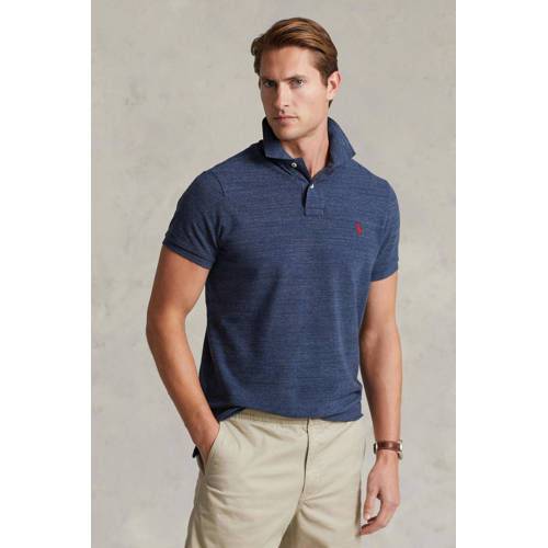 POLO Ralph Lauren slim fit polo classic royal heather afbeelding