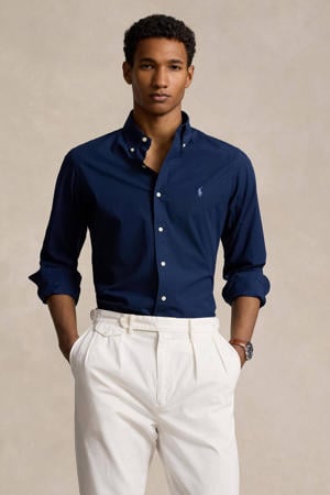 regular fit overhemd met logo newport navy