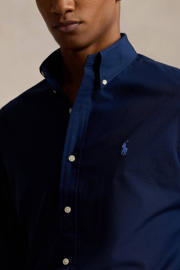 thumbnail: POLO Ralph Lauren regular fit overhemd met logo newport navy