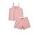Little Label shortama met panterprint roze