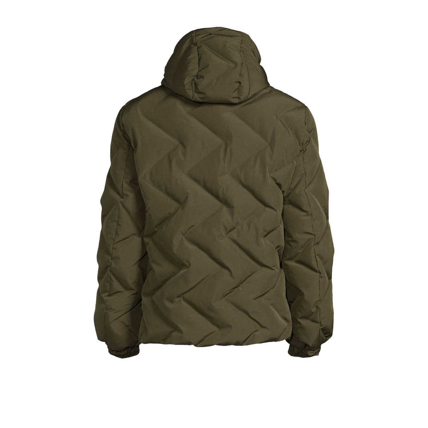 anytime heatseal gewatteerde jas khaki