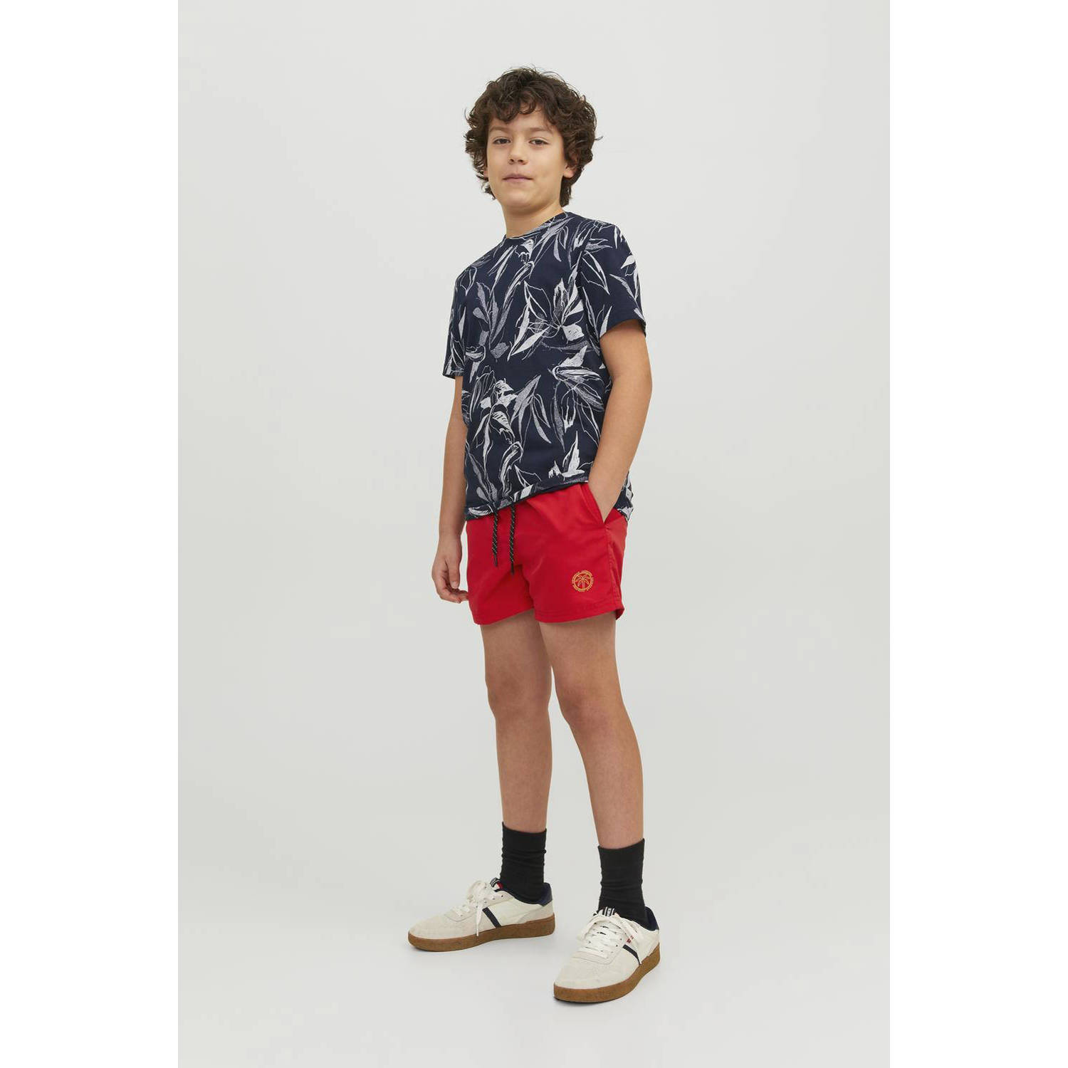 JACK & JONES JUNIOR zwemshort JPSTFIJI rood