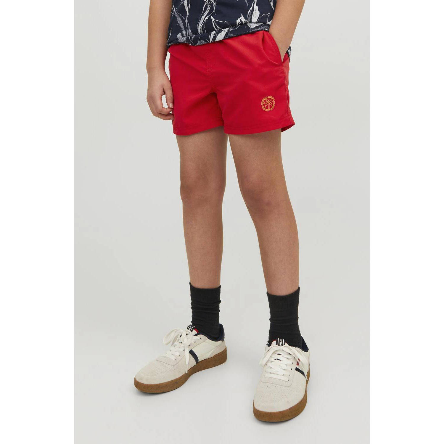 JACK & JONES JUNIOR zwemshort JPSTFIJI rood