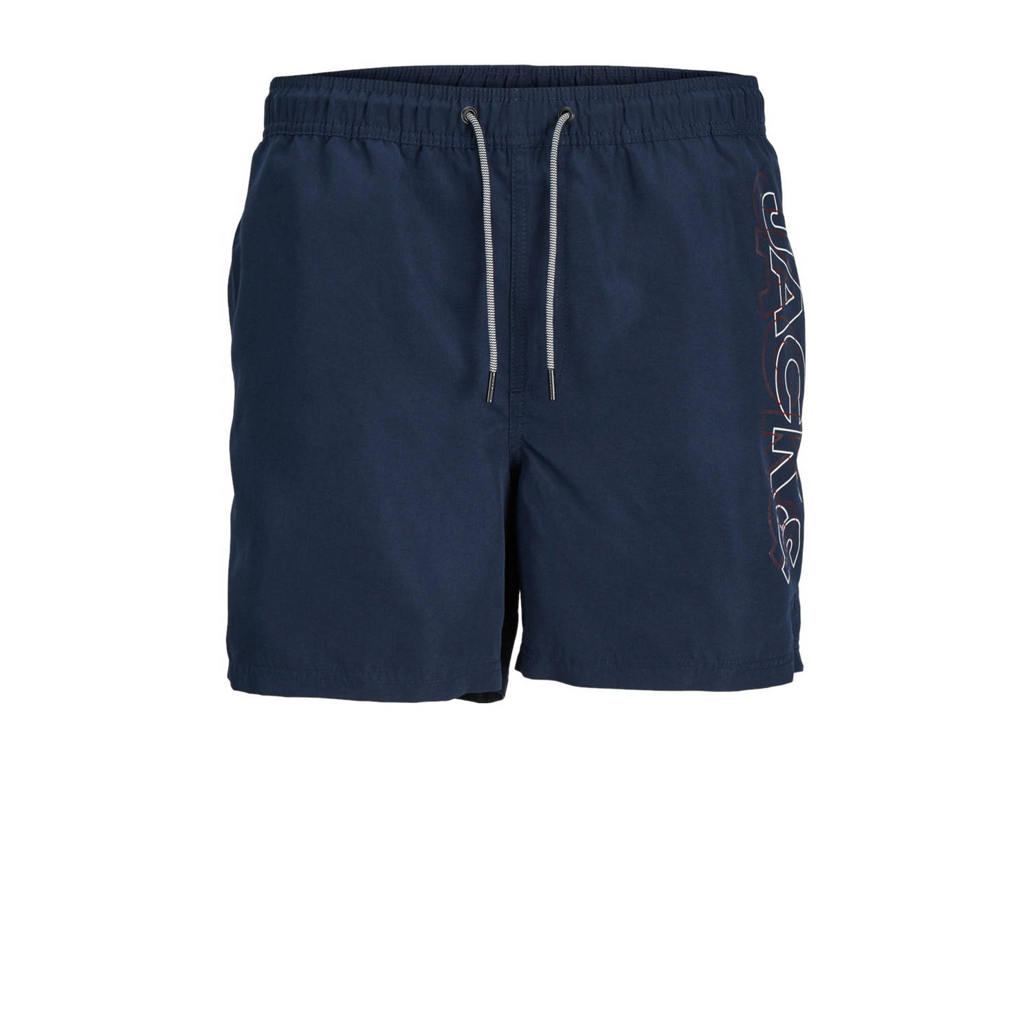 Jack & jones JUNIOR zwemshort JPSTFIJI donkerblauw Jongens Gerecycled polyester 176