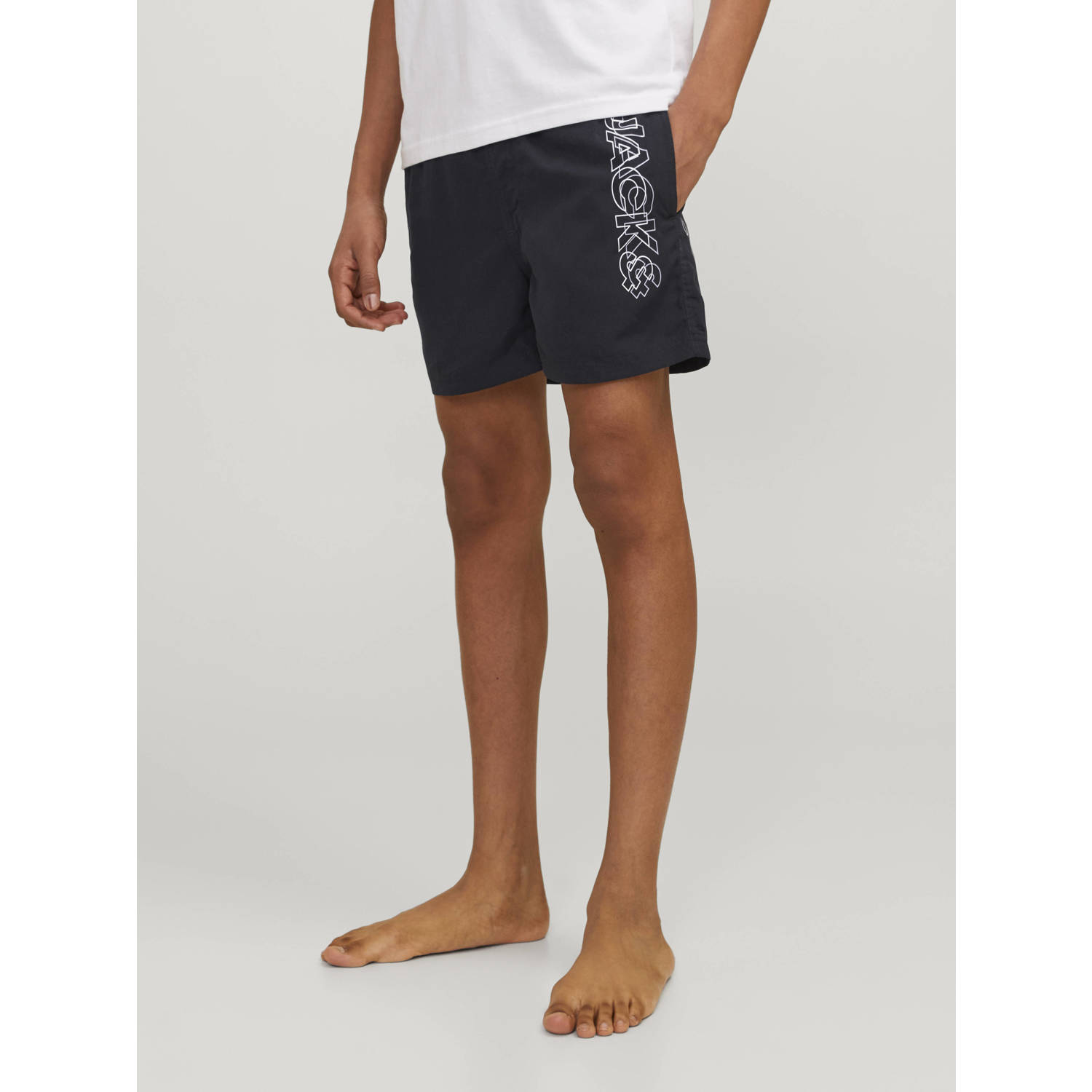 JACK & JONES JUNIOR zwemshort JPSTFIJI zwart